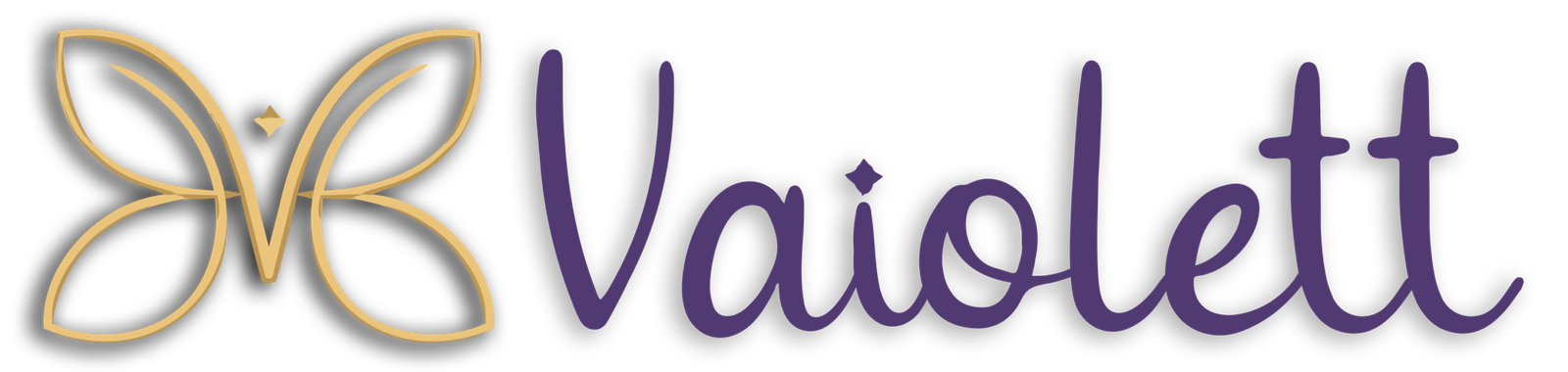 Logo - Vaiollett - com sombra